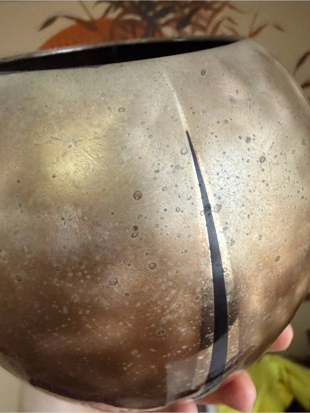Rare Vintage Art Deco WMF Ikora Metal Vase - German Bauhaus 1930s